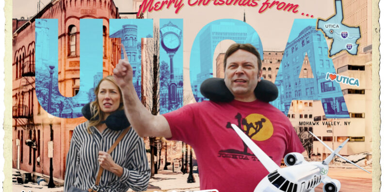 Christmas Letter Postcard