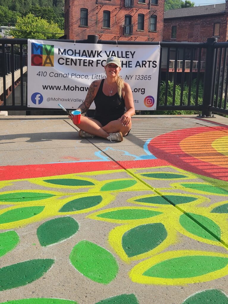 MVCA Angela Sidewalk Paint