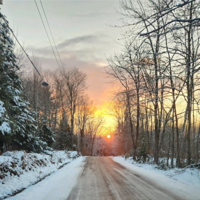 Bleecker - Sunset on Persch Rd by Cinda Spraker Winter 2023 Bleecker - Sunset on Persch Rd by Cinda Spraker Winter 2023