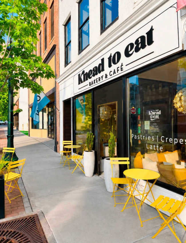 Knead To Eat Bakery & Cafe Sidewalk